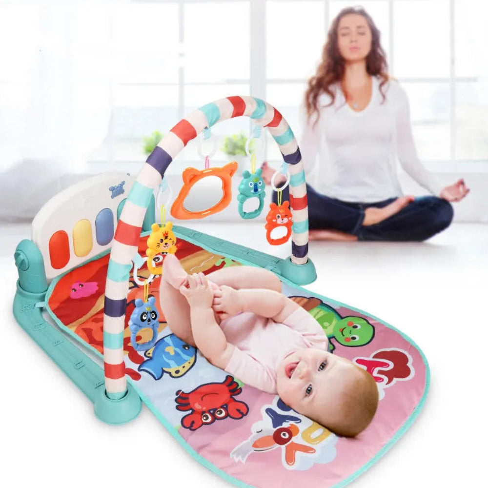 Baby Fitness Musik Klavier Krabbeldecke 0-36 Monate