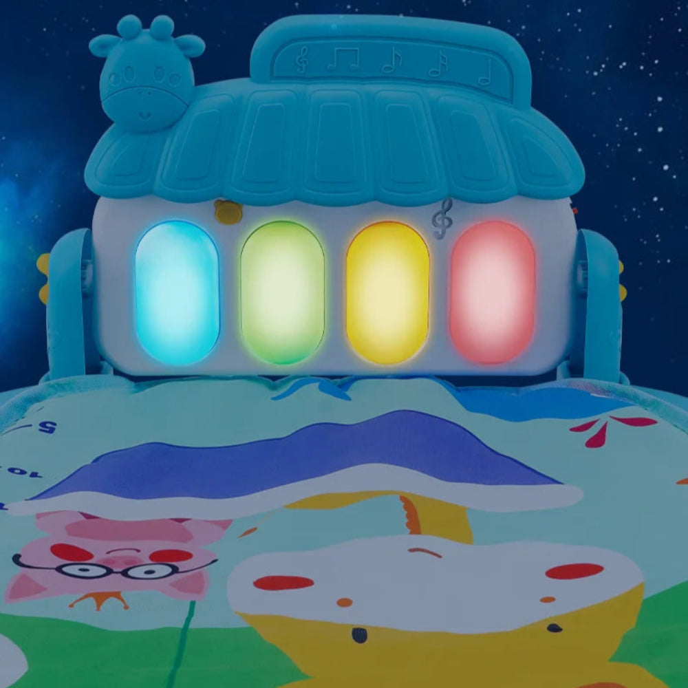 Baby Fitness Musik Klavier Krabbeldecke 0-36 Monate